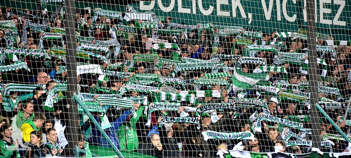 Dění na tribunách: Bohemians - Plzeň