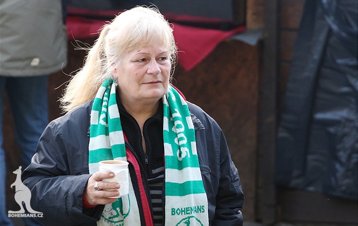 Dění na tribunách: Bohemians - Plzeň