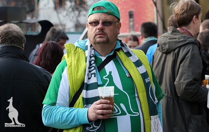 Dění na tribunách: Bohemians - Plzeň