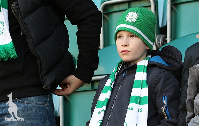 Dění na tribunách: Bohemians - Plzeň
