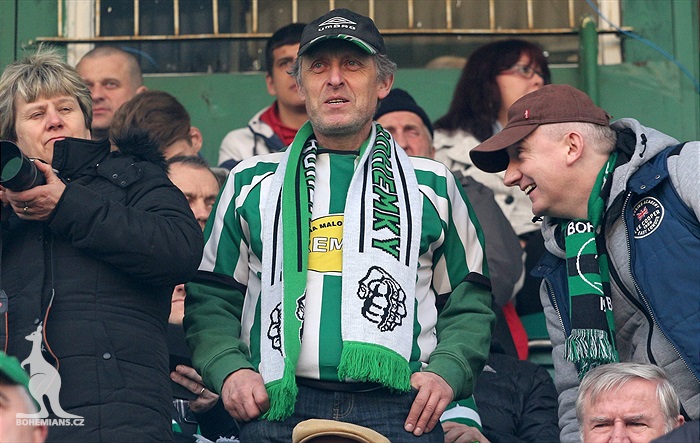 Dění na tribunách: Bohemians - Plzeň