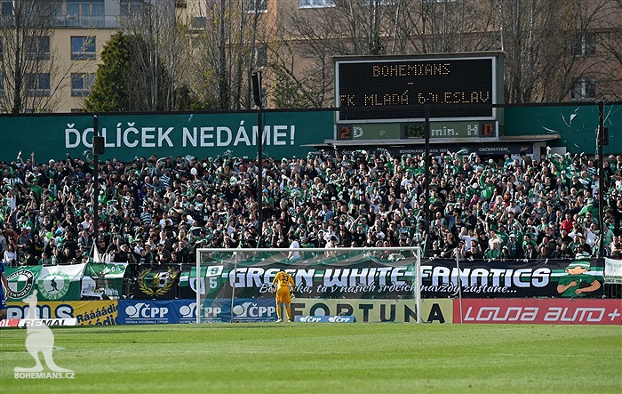 Bohemians - Mladá Boleslav 4:0 (1:0)
