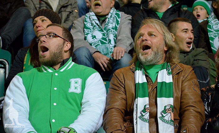 DĚNÍ NA TRIBUNÁCH: Bohemians - Boleslav
