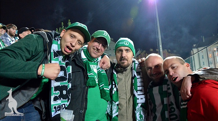 DĚNÍ NA TRIBUNÁCH: Bohemians - Boleslav