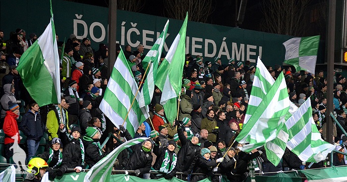 Dění na tribunách: Bohemians - Zbrojovka