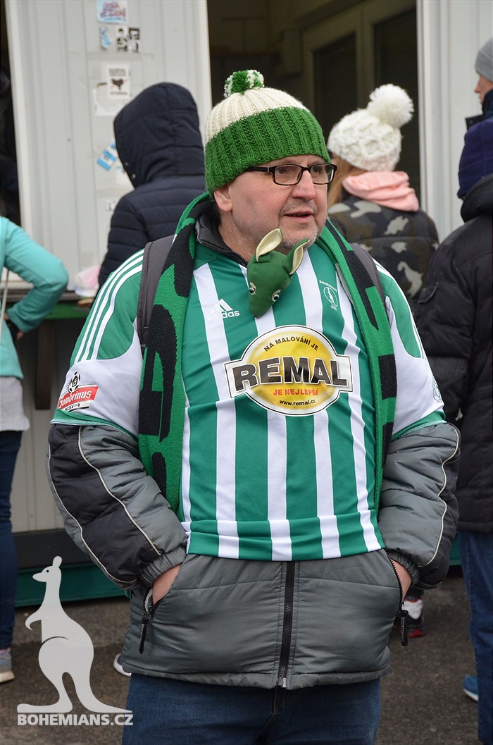 Dění na tribunách: Bohemians - Teplice