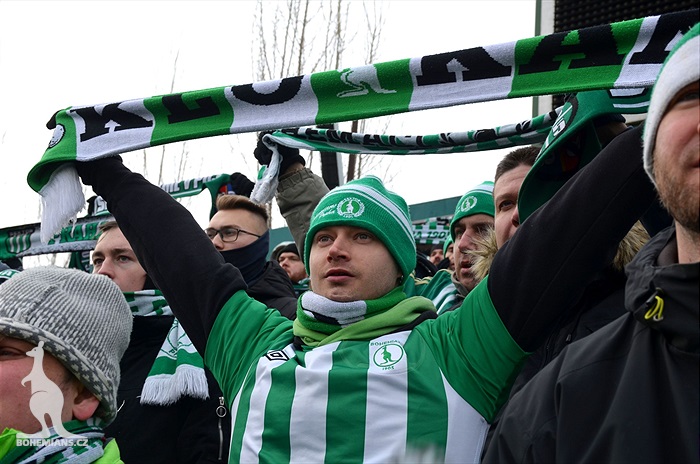 Dění na tribunách: Bohemians - Teplice