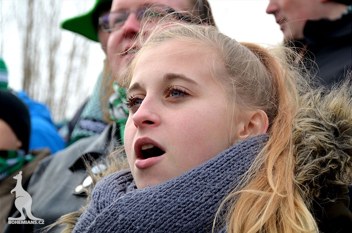Dění na tribunách: Bohemians - Teplice