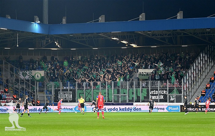 Plzeň - Bohemians 1:2 (1:0)