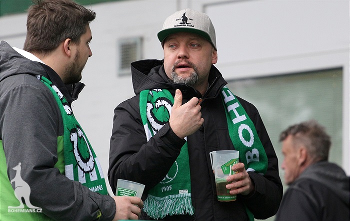 Dění na tribunách: Bohemians - Dukla