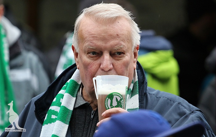 Dění na tribunách: Bohemians - Dukla