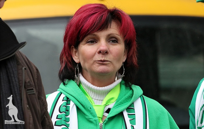 Dění na tribunách: Bohemians - Dukla