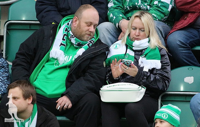 Dění na tribunách: Bohemians - Dukla