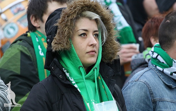 Dění na tribunách: Bohemians - Dukla