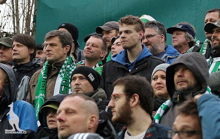 Dění na tribunách: Bohemians - Dukla