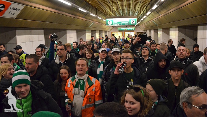 Dění na tribunách: Sparta - Bohemians