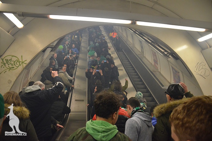 Dění na tribunách: Sparta - Bohemians