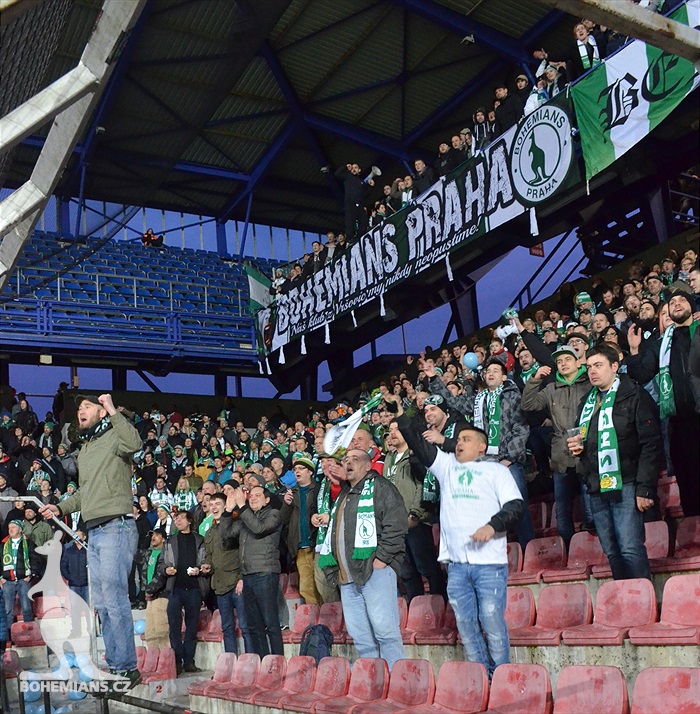Dění na tribunách: Sparta - Bohemians