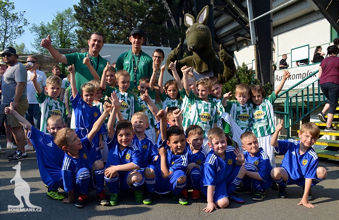 Dění na tribunách Bohemians - Jihlava 1:1