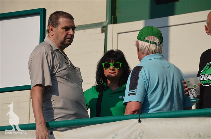 Dění na tribunách Bohemians - Jihlava 1:1