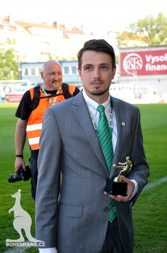 Dění na tribunách Bohemians - Jihlava 1:1