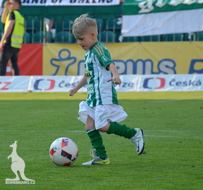 Dění na tribunách Bohemians - Jihlava 1:1