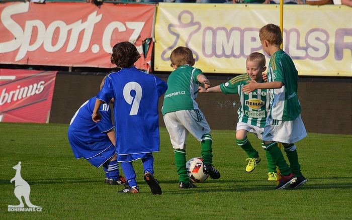 Dění na tribunách Bohemians - Jihlava 1:1