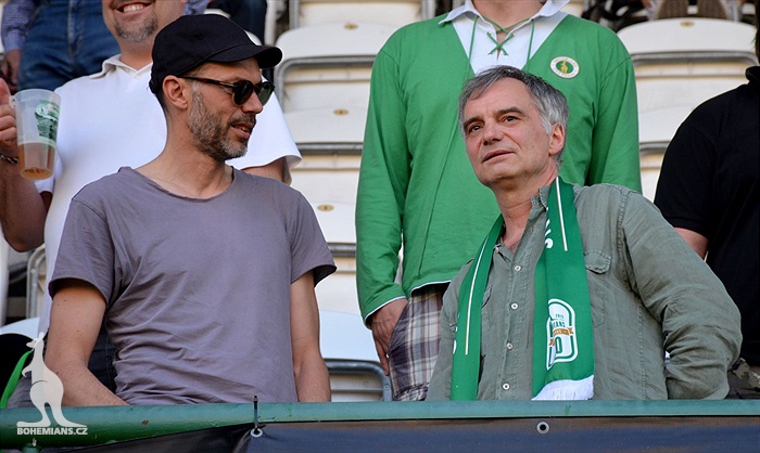 Dění na tribunách Bohemians - Jihlava 1:1