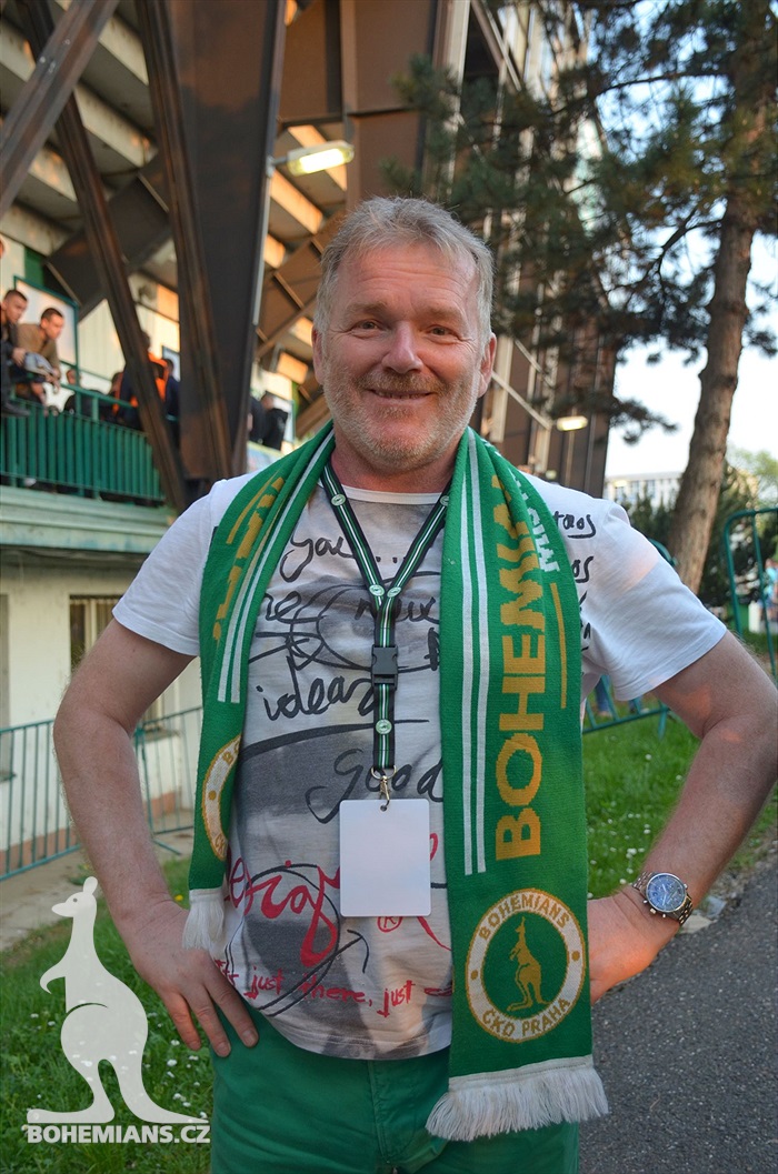 Dění na tribunách Bohemians - Jihlava 1:1