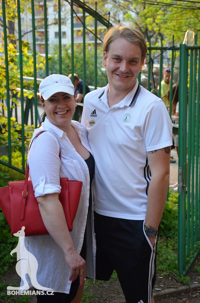 Dění na tribunách Bohemians - Jihlava 1:1