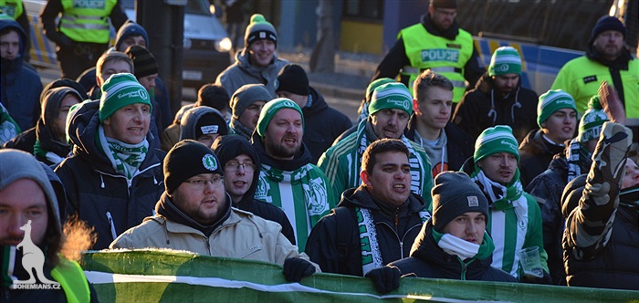 Dění na tribunách: Slavia - Bohemians