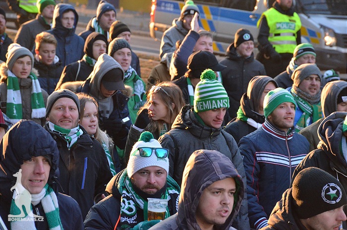 Dění na tribunách: Slavia - Bohemians