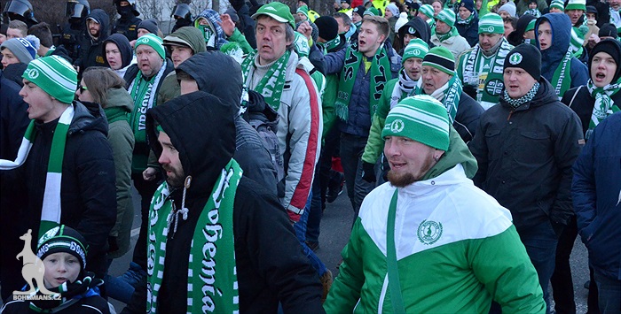 Dění na tribunách: Slavia - Bohemians