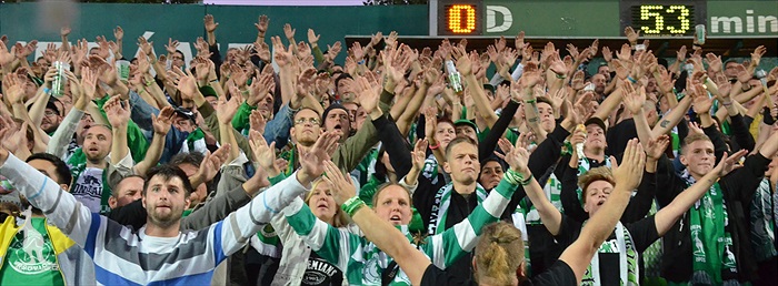 DĚNÍ NA TRIBUNÁCH: Bohemians - Příbram