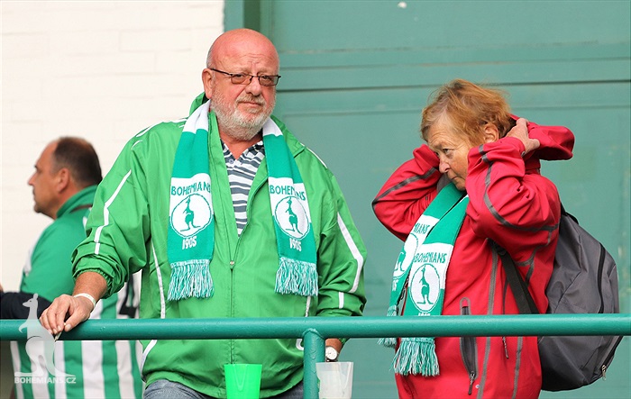 Dění na tribunách: Bohemians - Jablonec