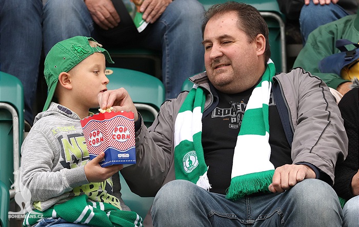 Dění na tribunách: Bohemians - Jablonec