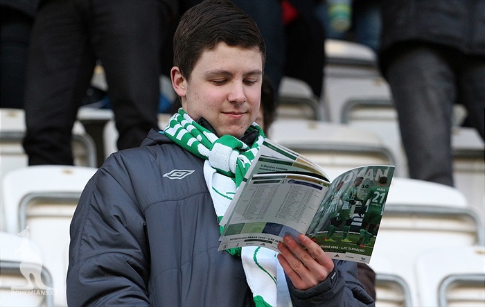 Dění na tribunách: Bohemians - Slovácko