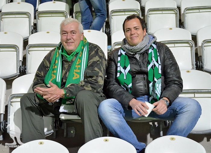 Dění na tribunách: Bohemians - Králův Dvůr
