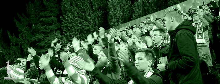 Dění na tribunách: Bohemians - Králův Dvůr