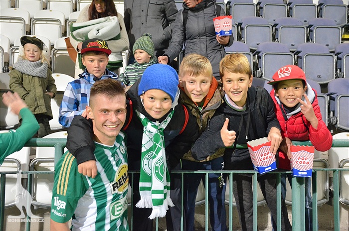 Dění na tribunách: Bohemians - Králův Dvůr