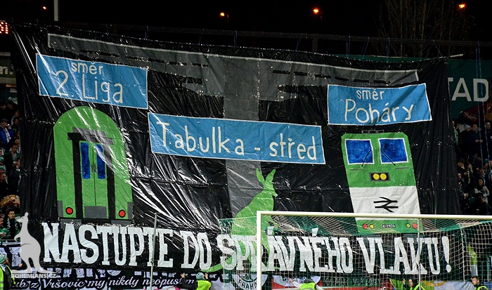 Dění na tribunách: Bohemians x Liberec