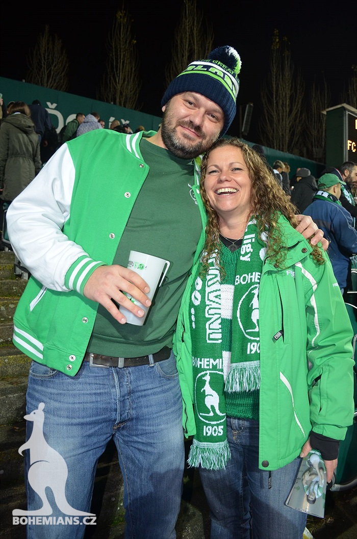 Dění na tribunách: Bohemians x Liberec
