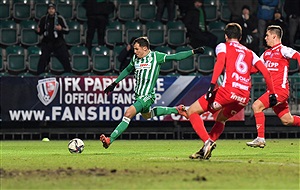 Bohemians - Pardubice 1:2 (0:1)