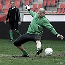 Předzápasový trenink v STA. Bohemka se připravuje na Brno.