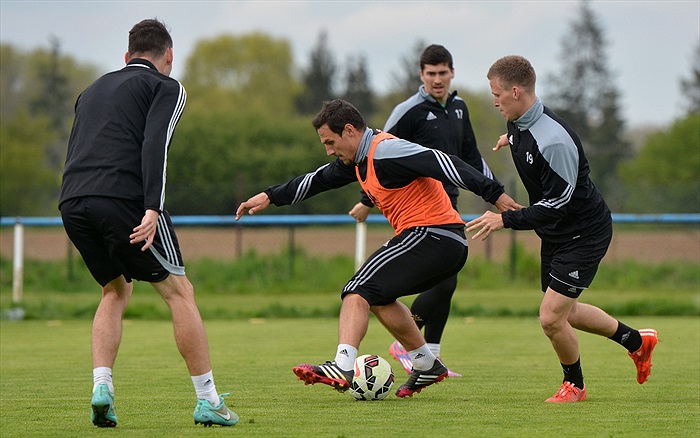 Předzápasový trénink