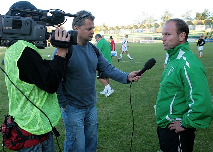Pavel Hoftych v rozhovoru pro televizi.