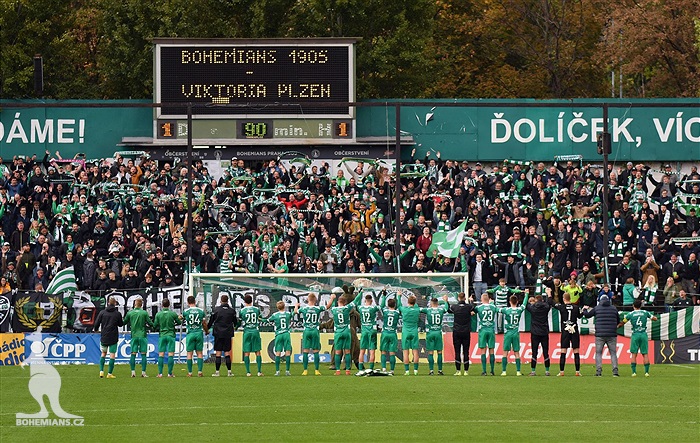 Bohemians - Plzeň 1:1 (0:1)