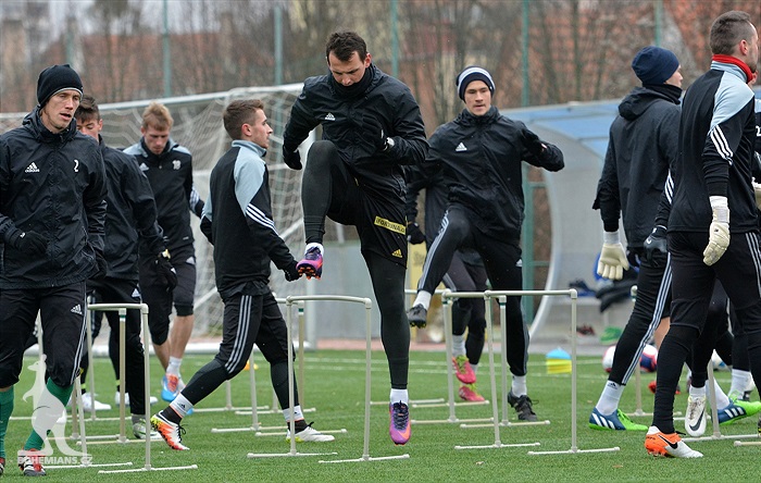 První trénink roku 2017