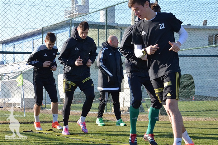 První trénink na soustředění