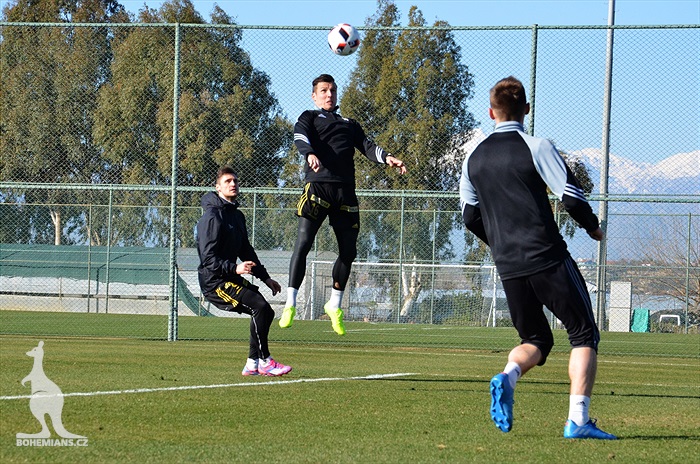 První trénink na soustředění